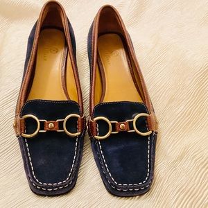 Cole Haan Blue Suede Nike Air Shoes